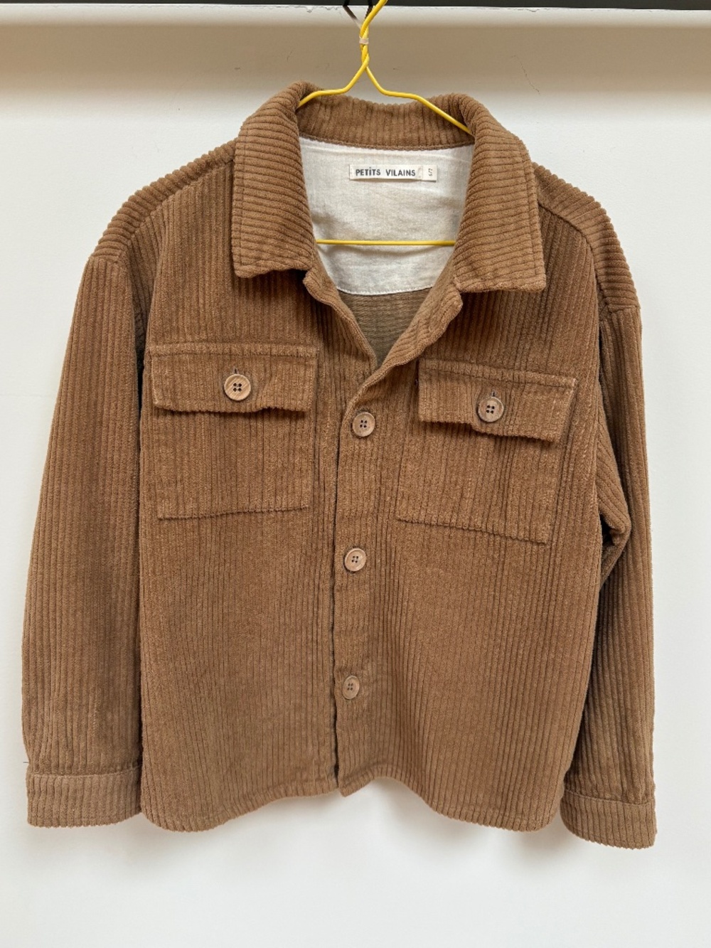 Petits Vilains corduroy chore coat - Size 6/7